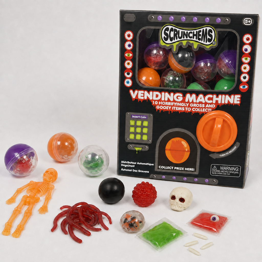 Scrunchems Halloween Vending Machine