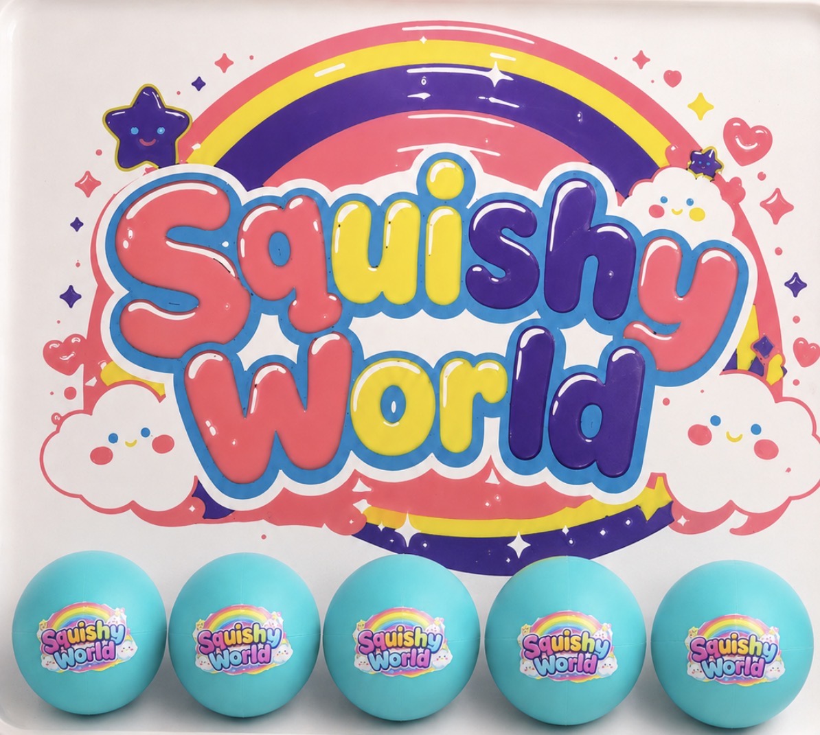 Squish Happy-5 Mystery Balls